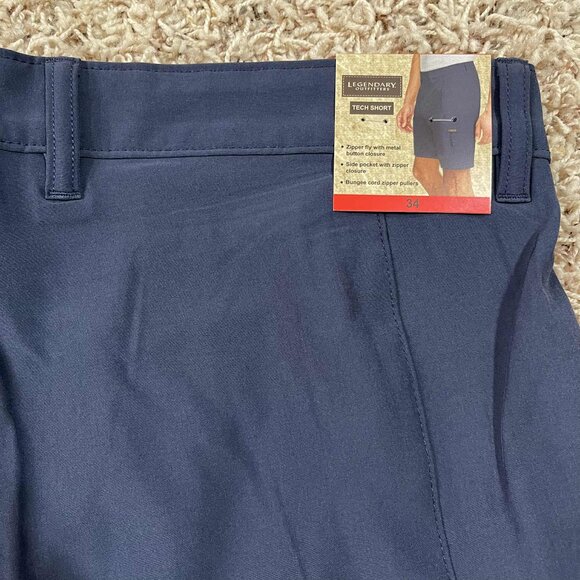 Legendary Outfitters Men’s Soft Cargo Tech Shorts Navy, Size 34 (New) - Picture 11 of 12